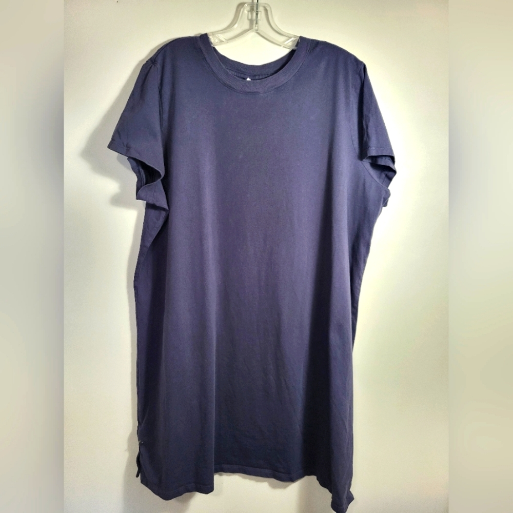 Old Navy midi tee shirt dress women's 3X #2431